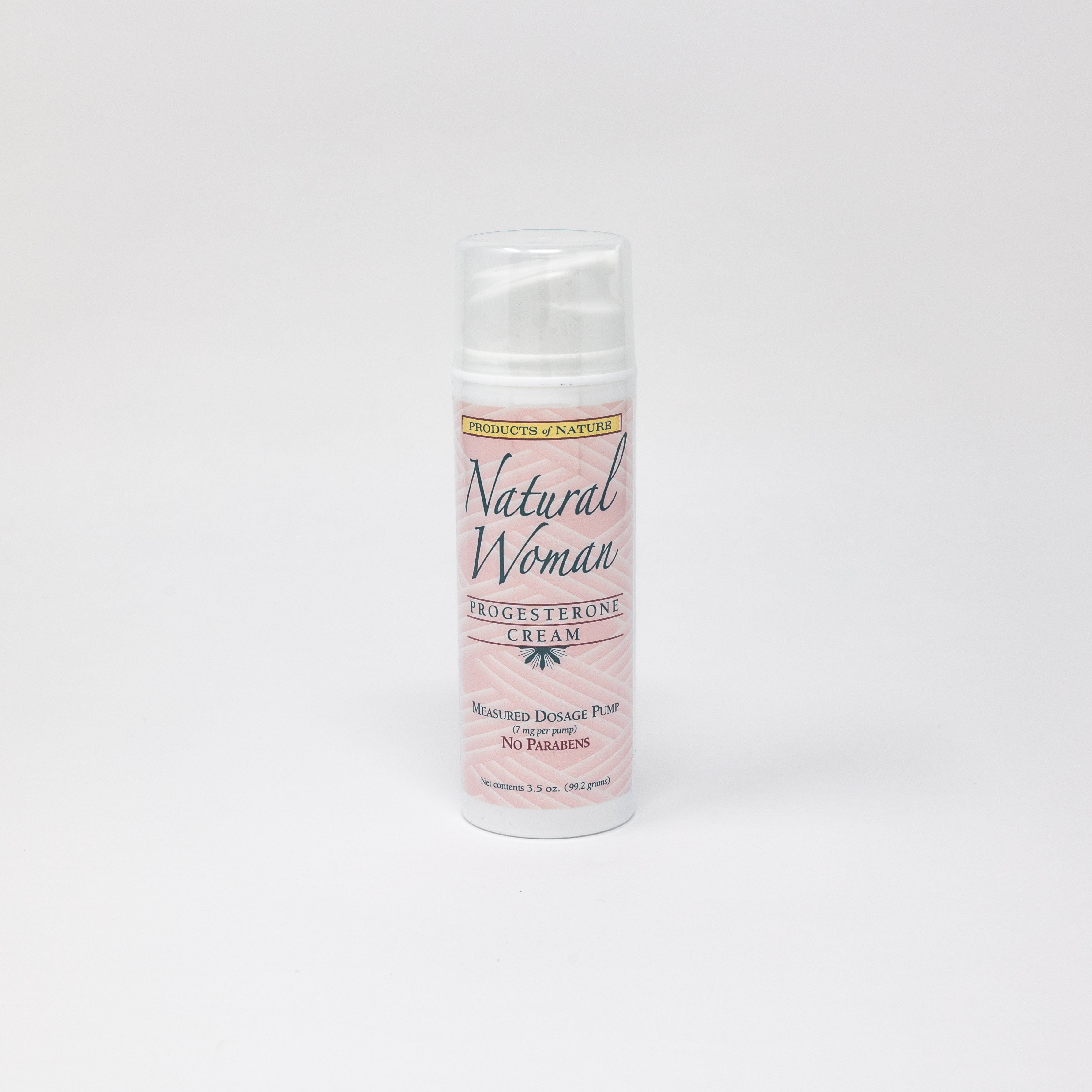 Natural Woman Progesterone Cream - 3.5 oz. pump